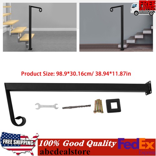 Single post handrail - single, stairs