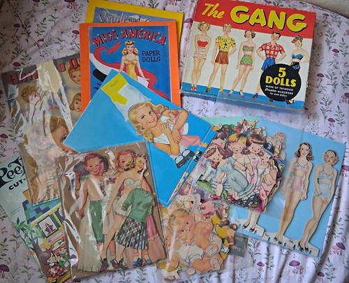 Vintage original paper doll - vintage,