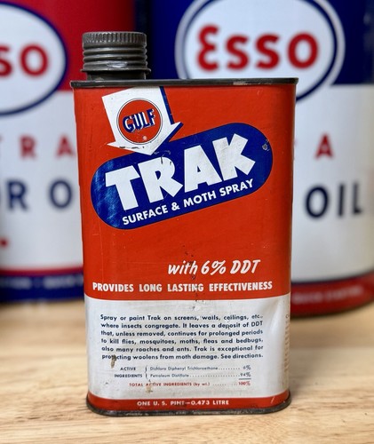 Vintage gulf trak can 16oz - vintage,