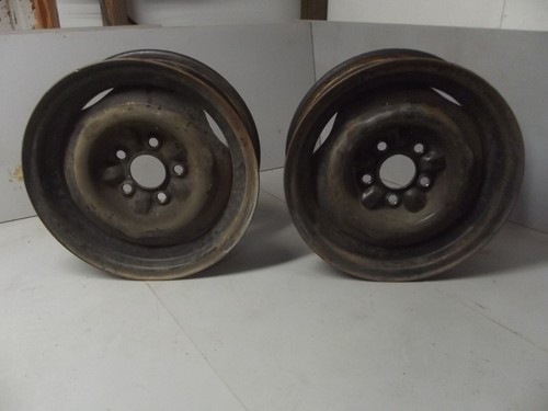 Vintage steel wheels 5x4 5 - vintage, 15"