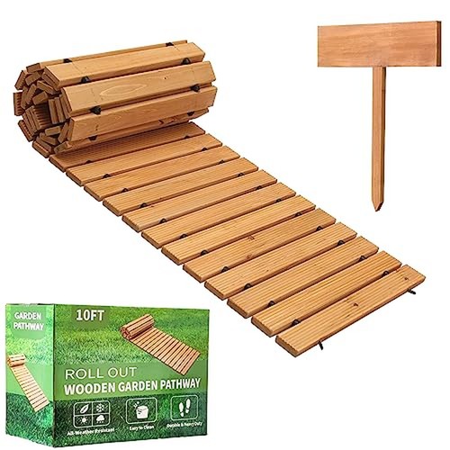 Linshry 10ft wooden garden - 10ft,