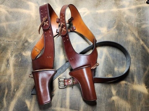 Leather holster for double - leather,