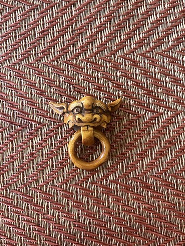 Old resin netsuke unique - netsuke,