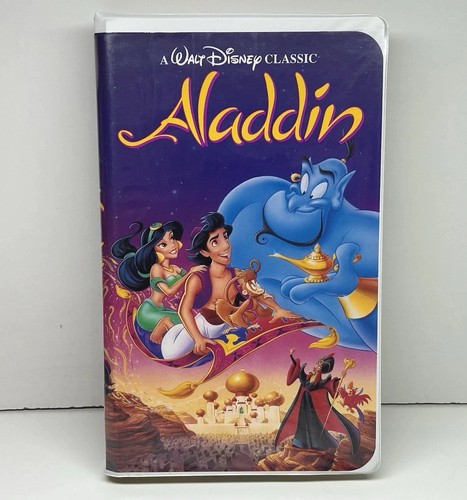 Aladdin vhs 1992 disney - disney, video