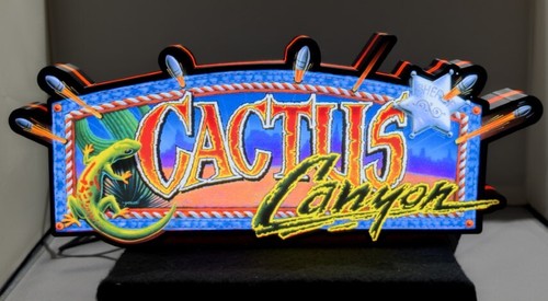 Cactus canyon logo - logo, pin-sign