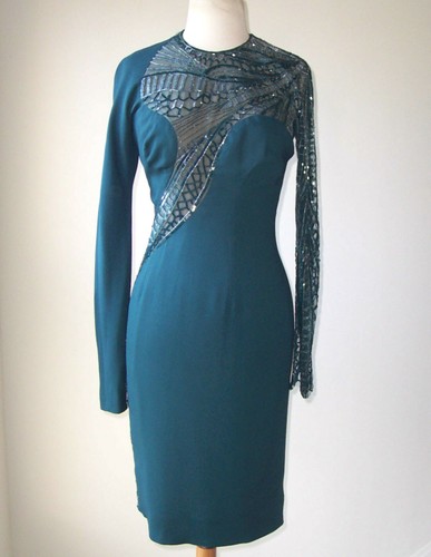 Zuhair murad teal sequin - zuhair,