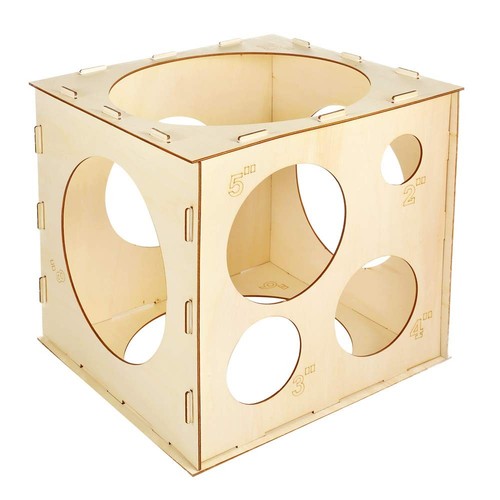 Collapsible wood balloon sizer - wood,