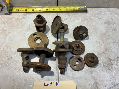 Antique engine brass oiler - engine,
