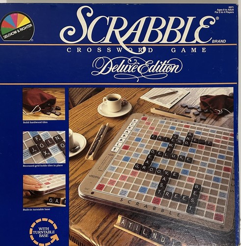 Vintage scrabble deluxe - vintage,