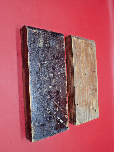 Antique plinth blocks wood - plinth,