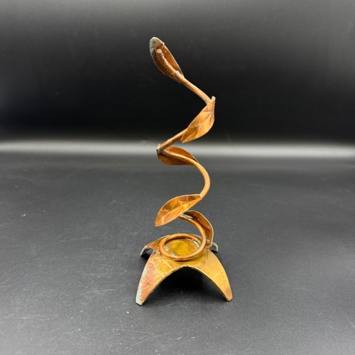 Vintage metal art sculpture - metal,