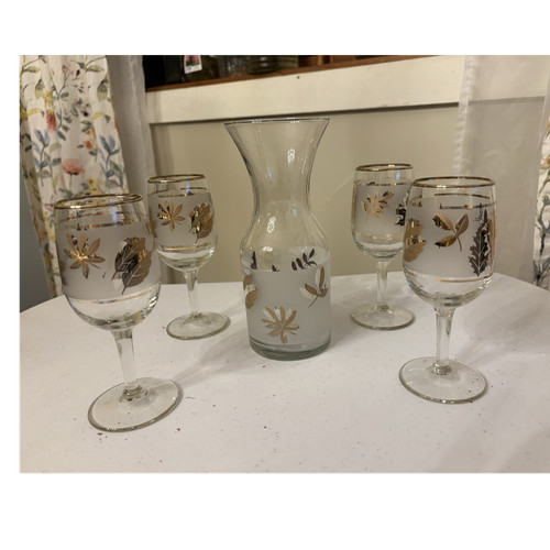 Five piece glass - wine, glasses