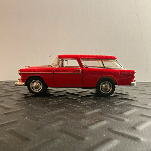 Kinsmart red 1955 chevrolet - kinsmart,