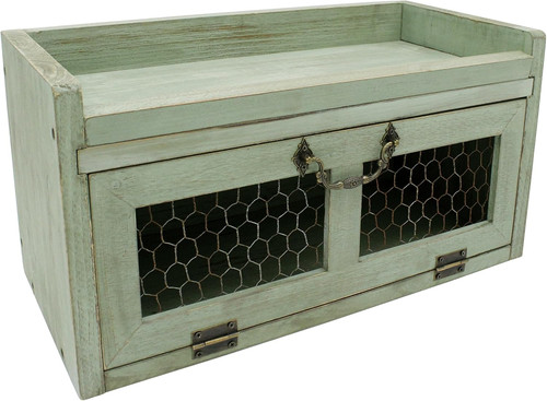 Farmhouse countertop storage - farmhouse,