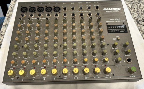 Samson channel stereo mixer - 15,