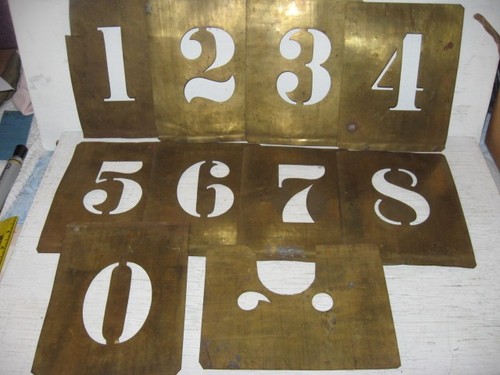 Set antique brass - of,