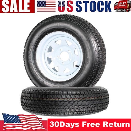 Pack trailer tires rim - on,