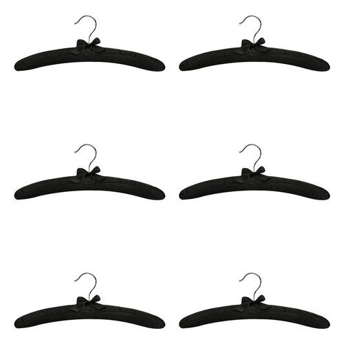 Pcs black satin padded - pcs,
