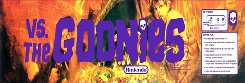 Goonies video game marquee - video,