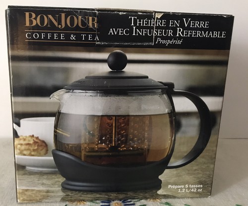 Bonjour coffee tea glass - bonjour,