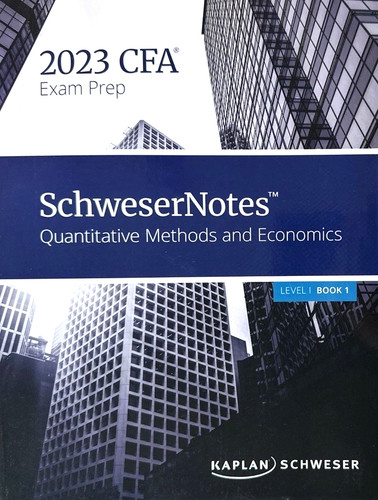 2023 cfa exam prep - prep, schweser