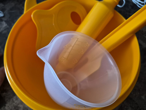 Tupperware 5pc kid baking - tupperware, kid's