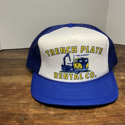 Vintage trucker hat - vintage, trench