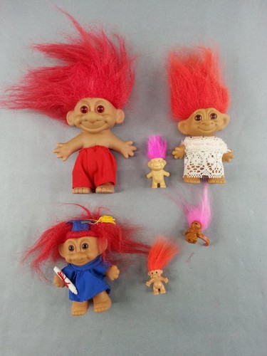 Troll dolls 6pc russ - 6pc, veebeda