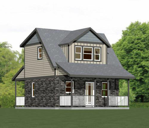 20x16 tiny house pdf - 20x16, floor