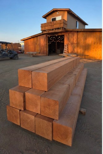 6x6x8 cedar timber california - timber,