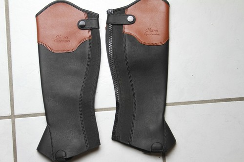 Horse riding half chap body - half,
