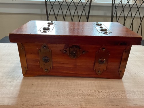 Antique sturdi cedar chest - cedar,