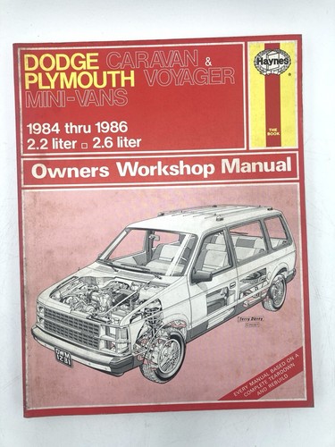 Haynes dodge caravan - caravan, plymouth