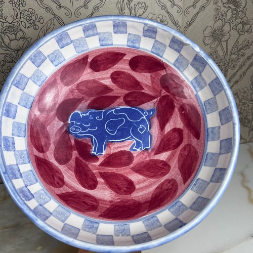 Lasser artist signed pig - d,