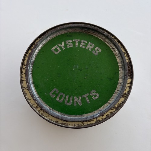Vintage oyster counts green - oyster,