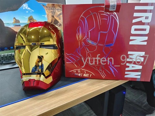 Autoking iron man mk5 helmet - iron,