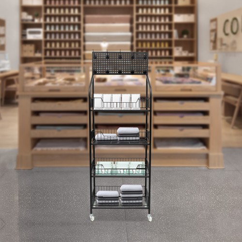 Tier mobile retail display - 4-tier,