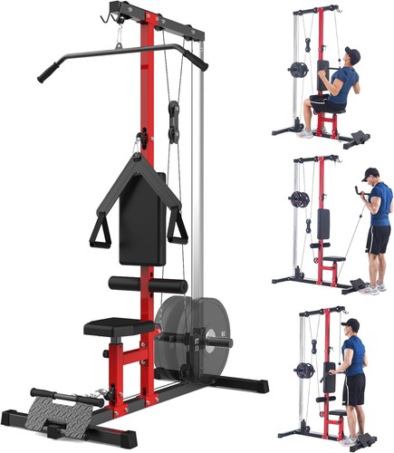 Lat pull down machine - pull, system