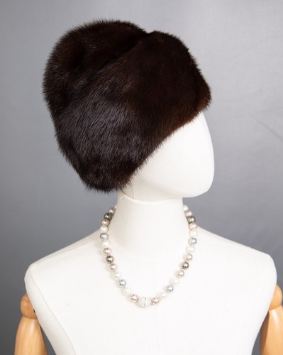 1591 wonderful real - mink, hat