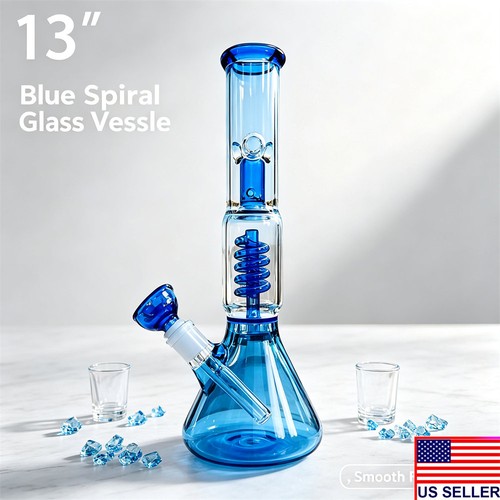 Dual filtration blue glass - 13",