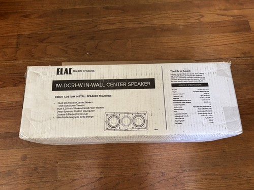 Elac dc51 debut - elac, iw-dc51-w