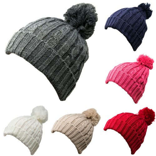 Pom winter cable knitted - pom,