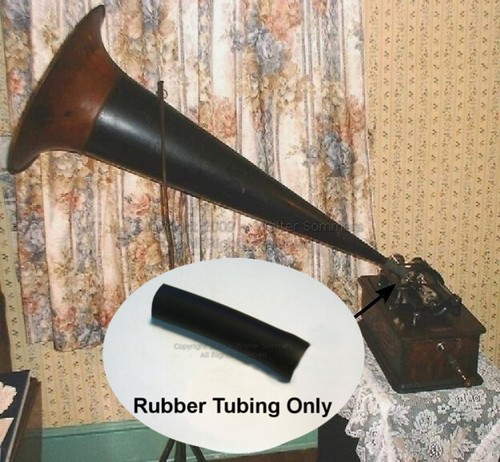 Cylinder phonograph horn - cylinder,