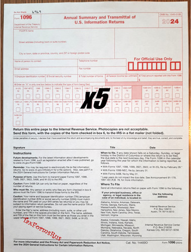 Pack 2024 tax - 5-pack,