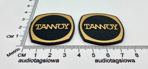 Tannoy speaker badge pair - badge,