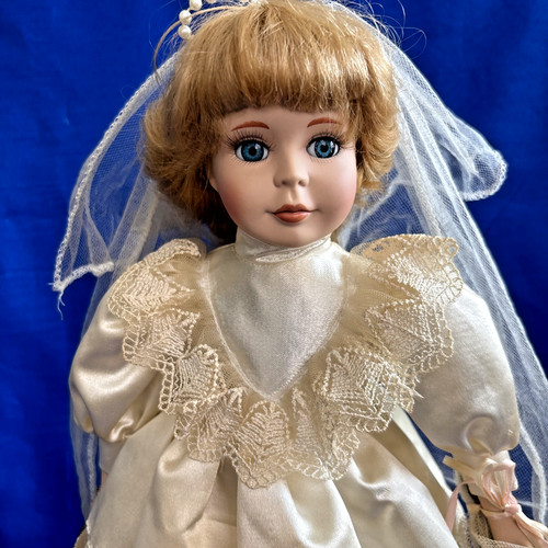 Vintage porcelain bride - bride, doll