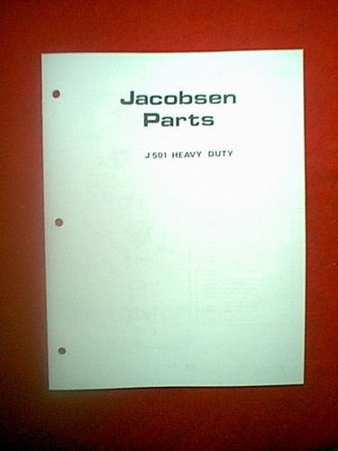 Jacobsen 501 cycle engine - j-501, 2