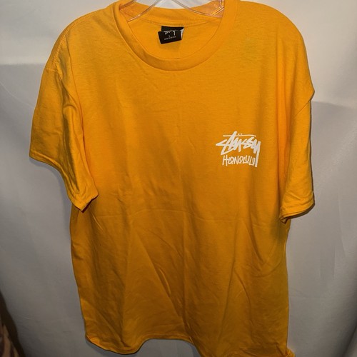 Stussy honolulu goldenrod logo - stussy,