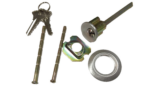 Keyed rim cylinder - keyed, lock