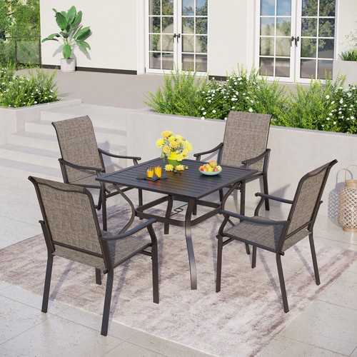 Piece patio dining set - 5,
